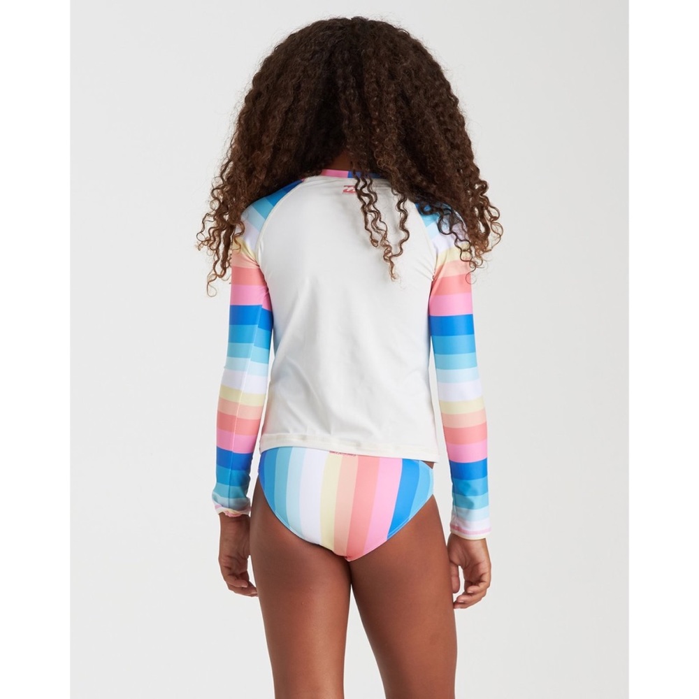 💜🏝 Billabong Girls’ 💛 Rashguard Set 💕 - Picture 3 of 4